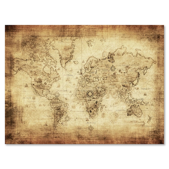 Designart - Ancient Map of The World IV